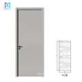 Porta de madeira de porta branca de porta de madeira interior de design mais recente para casa para casa go-h2